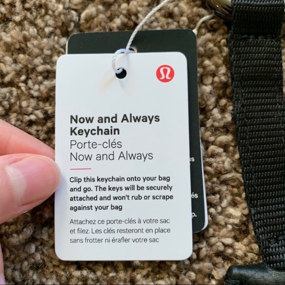 NEW Lululemon Now and Always Keychain - Picture 6 of 11